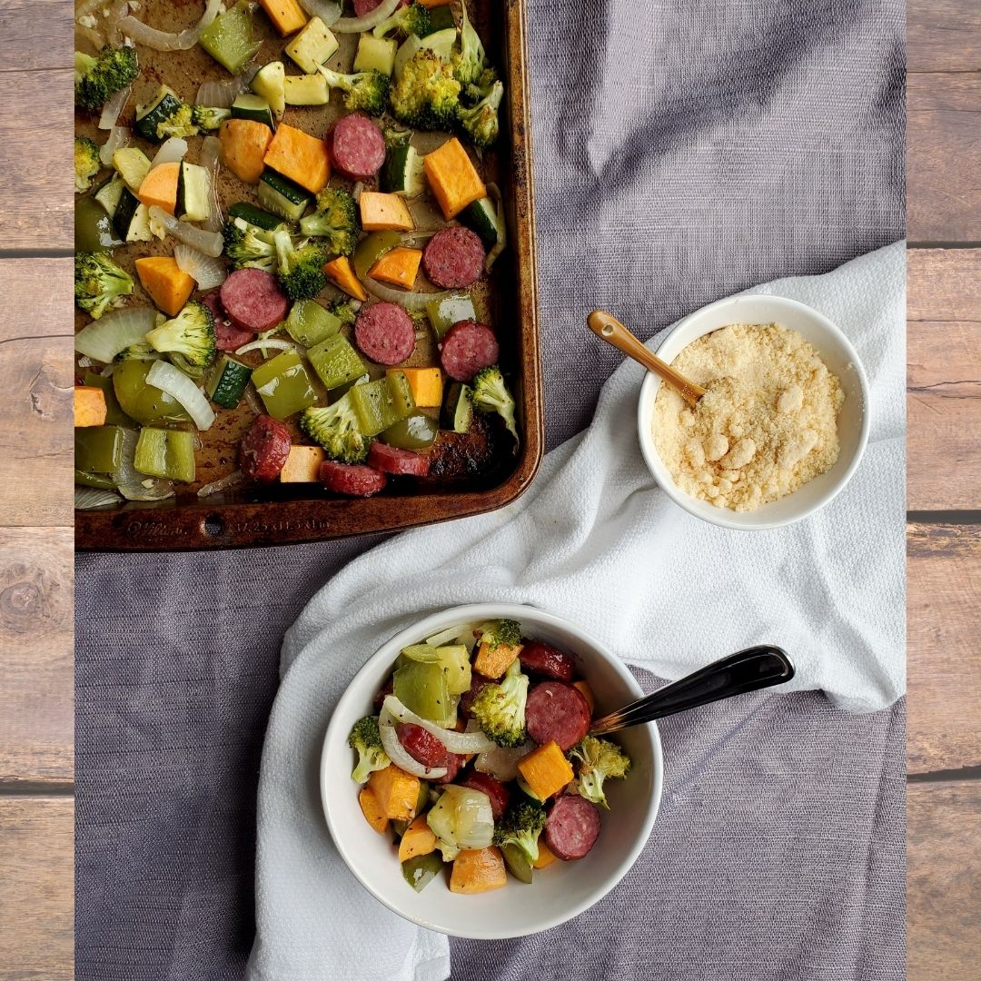 Sheet Pan Sausage & Veggies