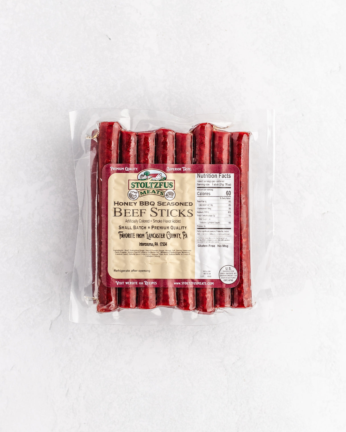 Snack Sticks - Beef or Pork - 6 Varieties | Stoltzfus Meats